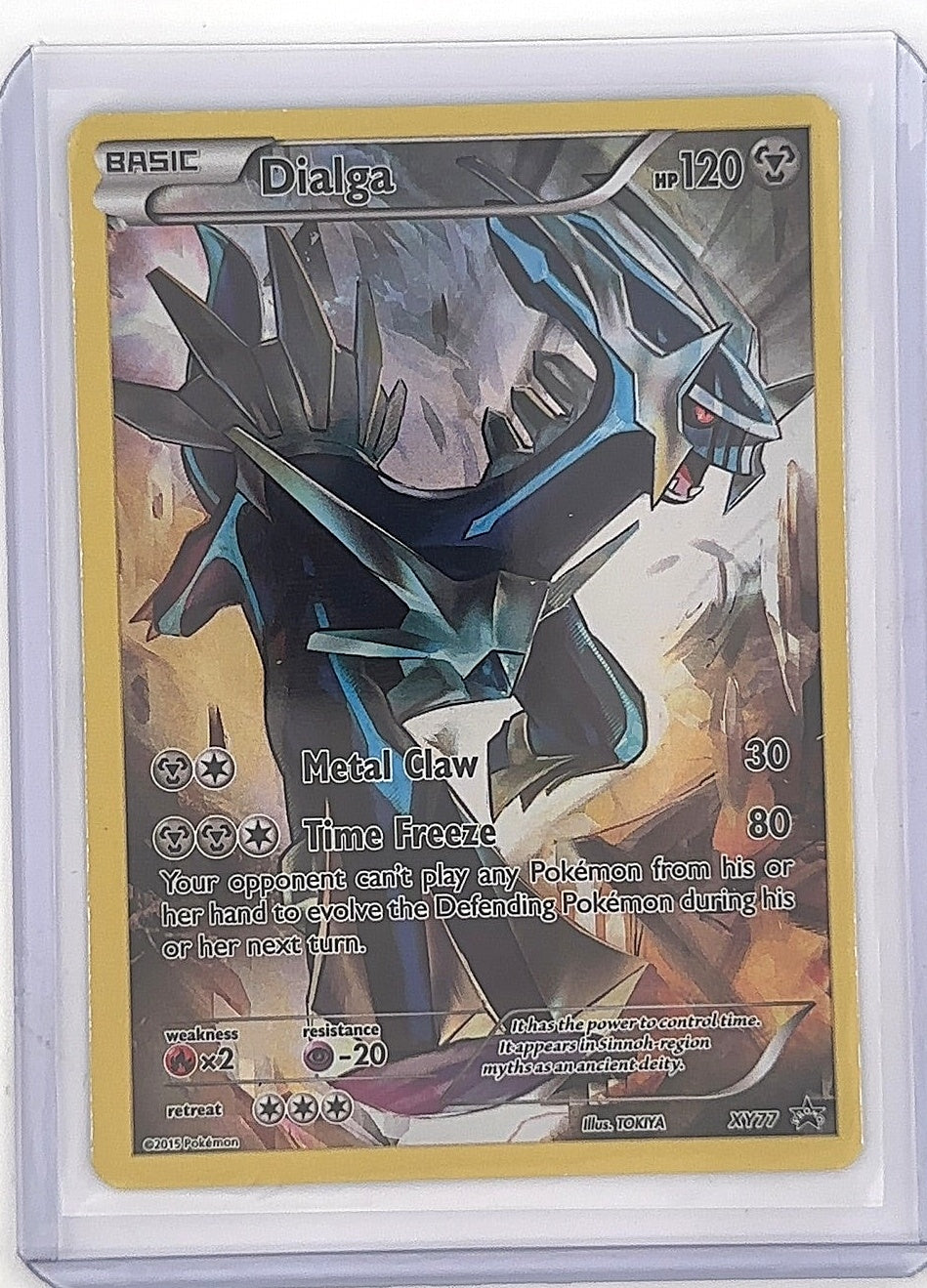 Dialga (Full Art Promo) #XY77 — front