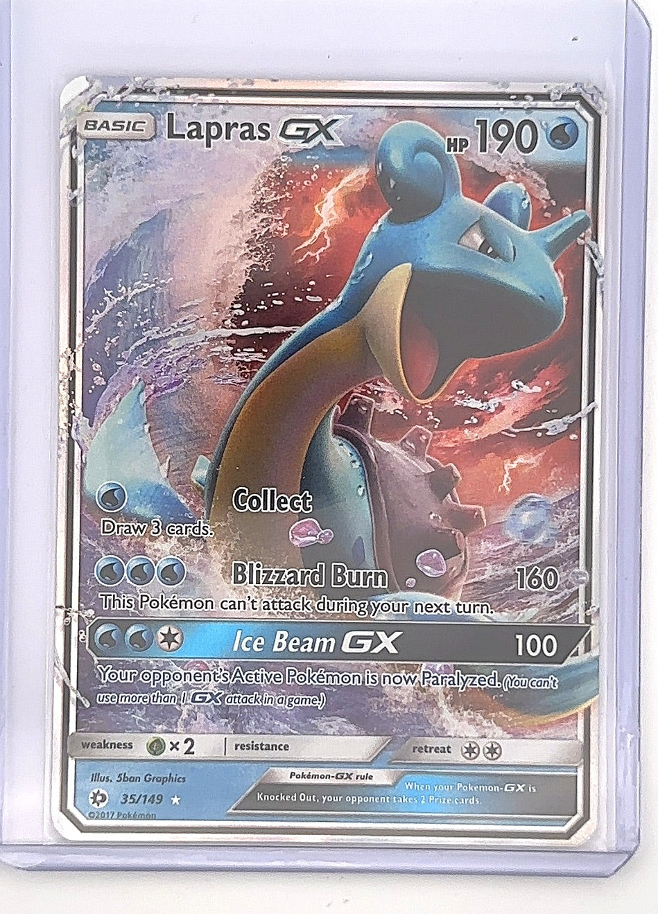 Lapras GX #35/149 — front