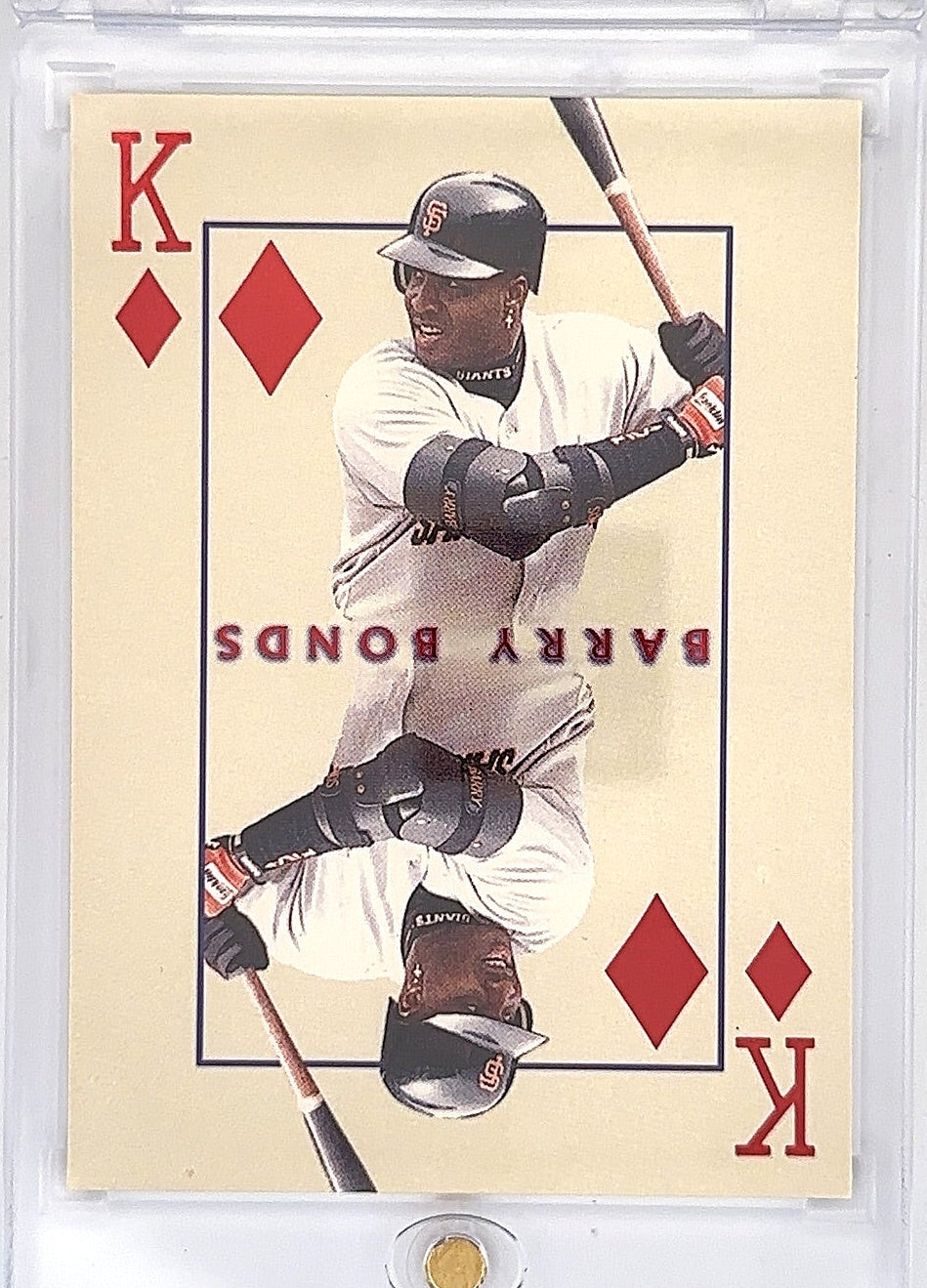 2000 Pacific Invincible Barry Bonds [Kings of the Diamond] #26 — front