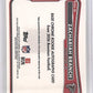 2026 Bowman Chrome Rookie Autograph NFL Zachariah Branch [Green Refractor] #BCRA-ZB — back