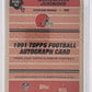 Quinshon Judkins Topps Auto 2026 — back