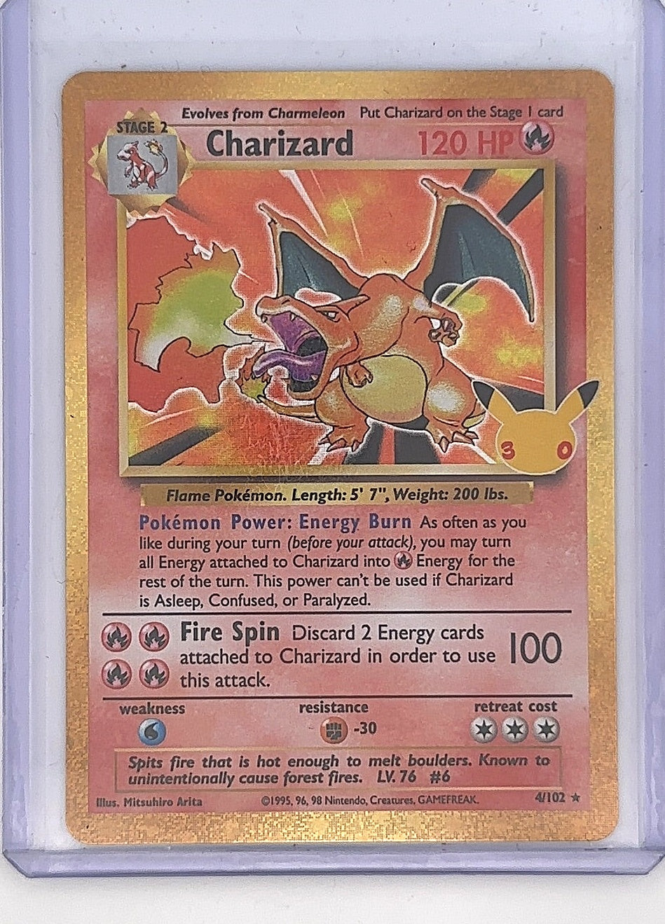 Charizard #4/102 — front