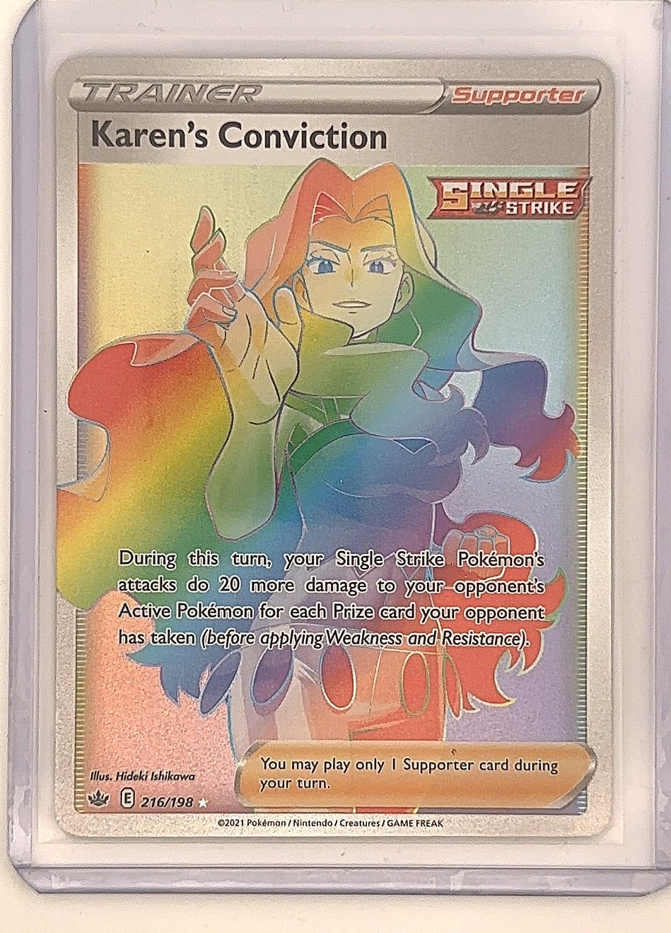 Karen's Conviction (Secret) #216/198 — front