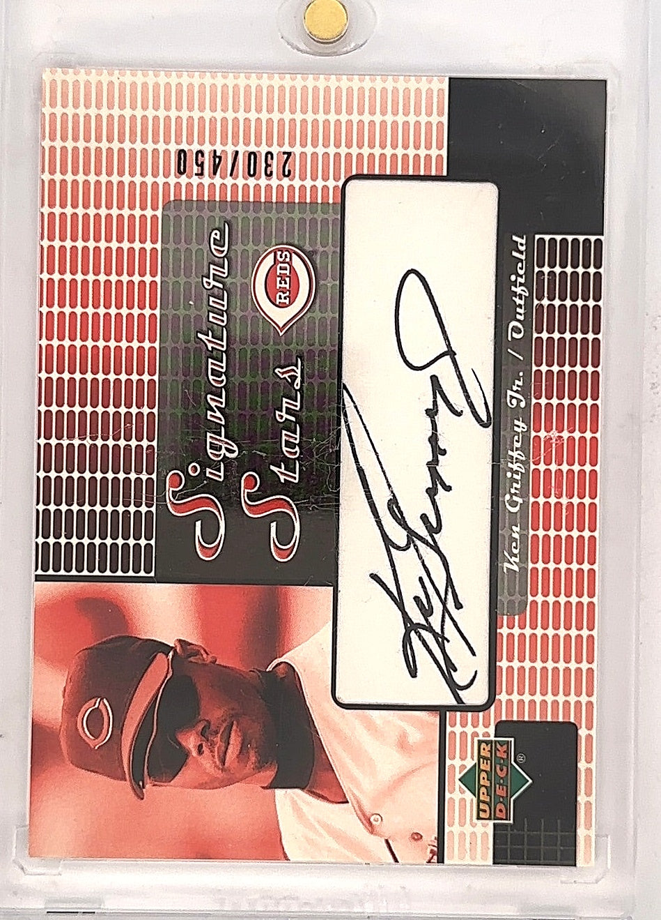 2004 Upper Deck Signature Stars Ken Griffey Jr. [Black] #SS-KG — front