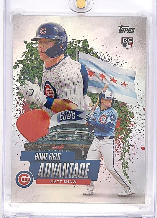 2025 Topps Update Homefield Advantage Matt Shaw #HA-44 — front