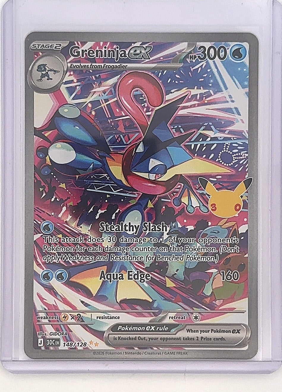 Greninja ex - 148/128 #148/128 — front