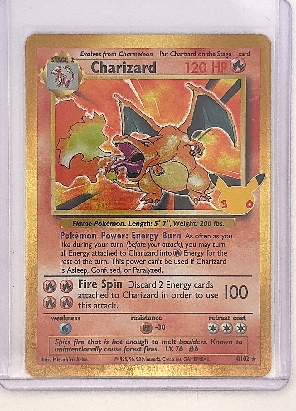 Charizard #4/102 — front
