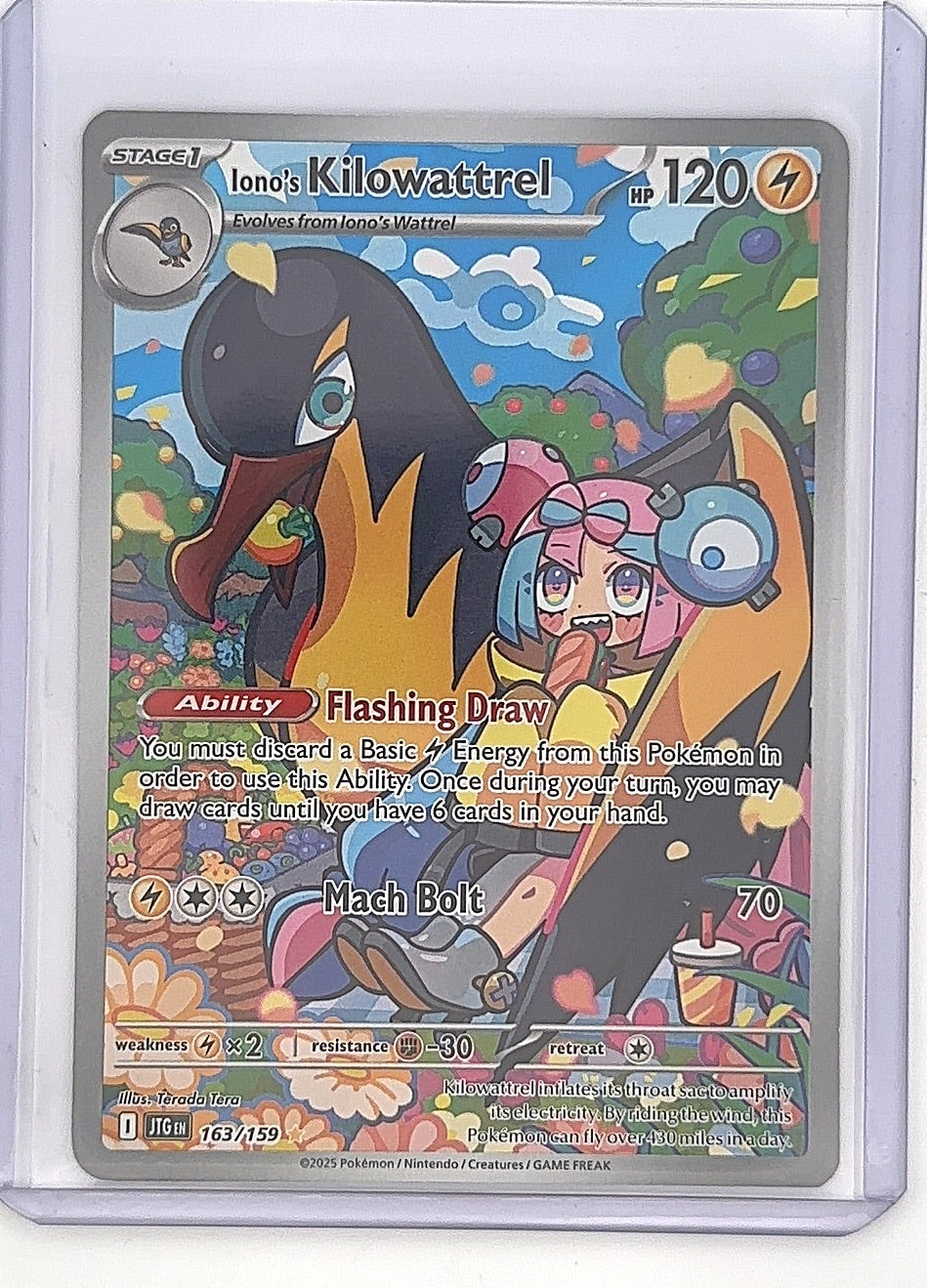 Iono's Kilowattrel - 163/159 #163/159 — front