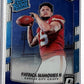 2017 Panini Donruss Optic Patrick Mahomes II #177 RC — front