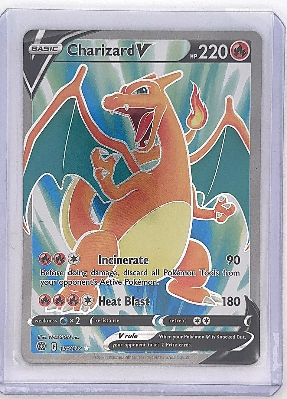 Charizard V (Full Art) #153/172 — front