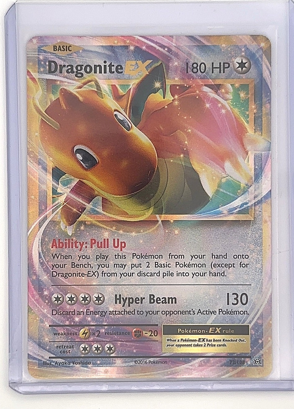 Dragonite EX #72/108 — front