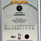 2025 Topps Finest Anthony Edwards [Blue Geometric Refractor] #63 — back