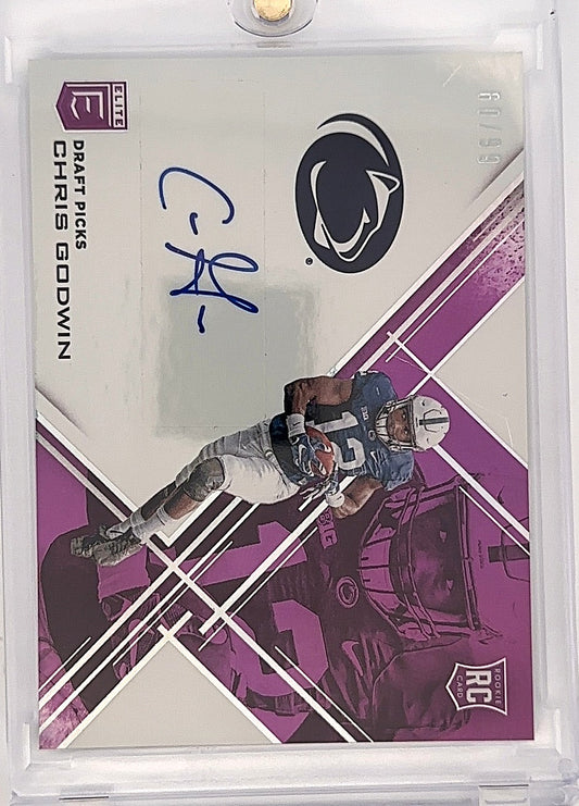 2017 Panini Elite Draft Picks Chris Godwin [Purple] #179 — front