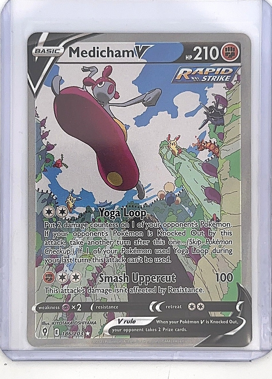 Medicham V (Alternate Full Art) #186/203 — front