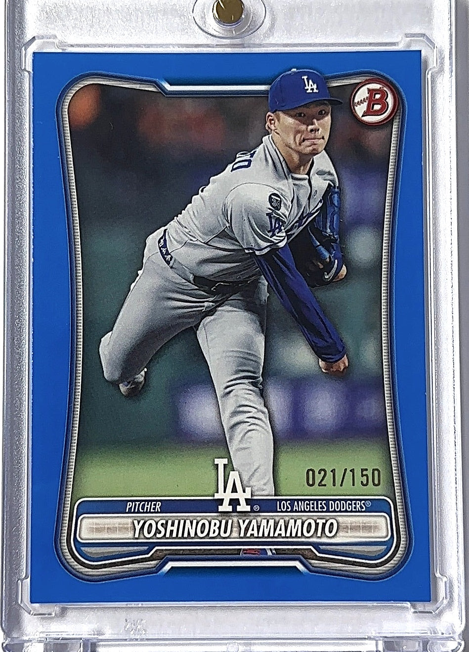 2026 Bowman Yoshinobu Yamamoto [Blue] #2 — front