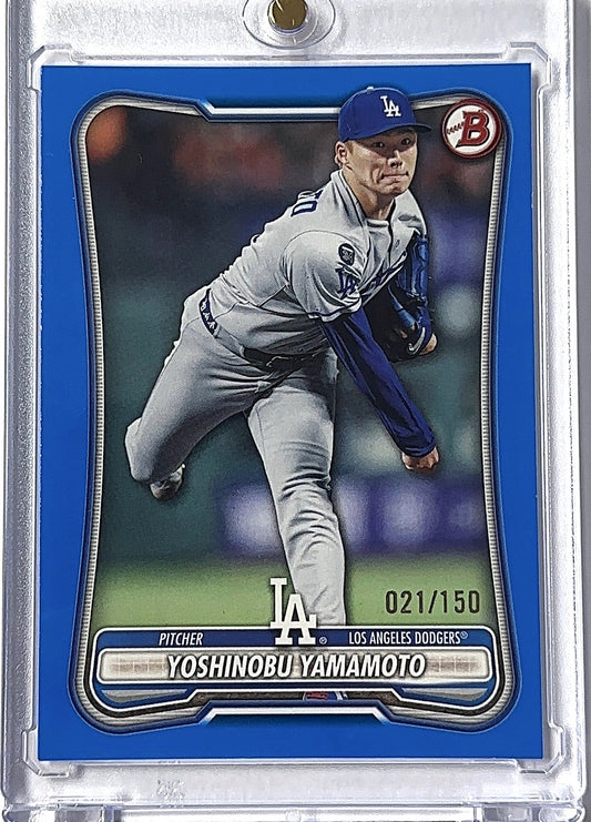 2026 Bowman Yoshinobu Yamamoto [Blue] #2 — front