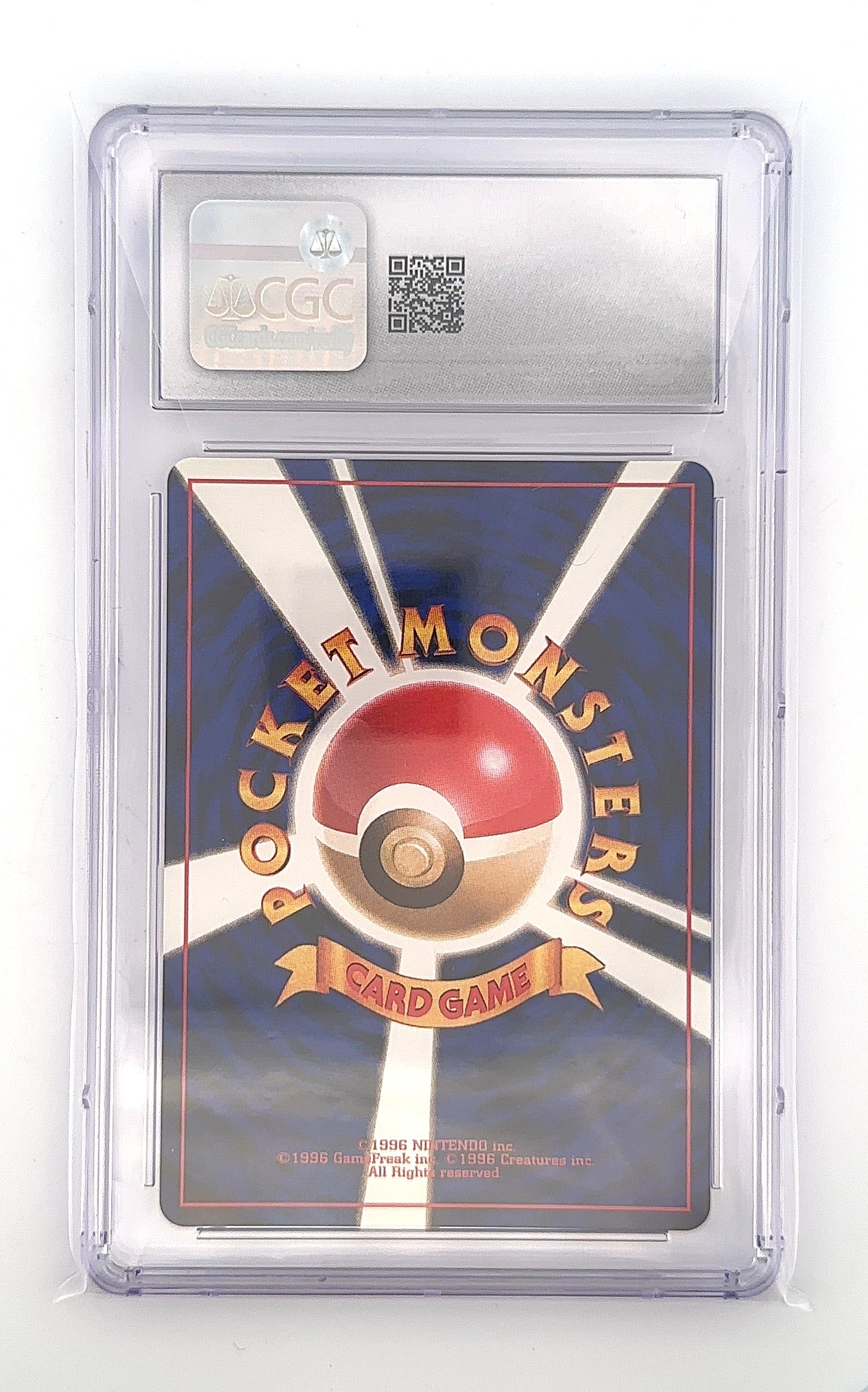 Slowbro CGC PRISTINE 10 — back