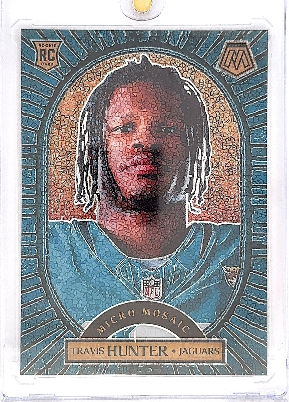 2025 Panini Mosaic Micro Travis Hunter #14 — front