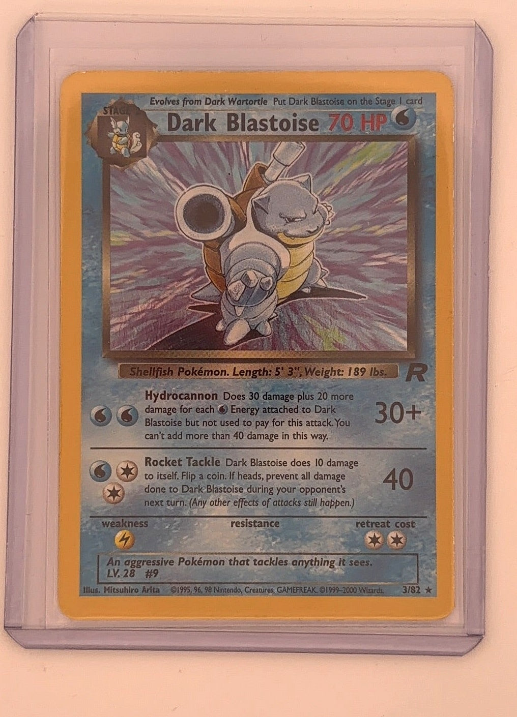 Dark Blastoise (3) #03/82 — front