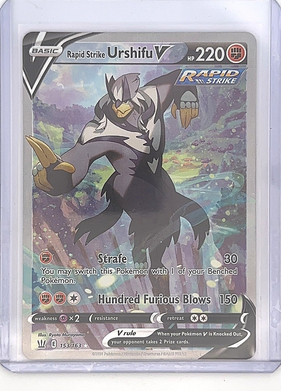 Rapid Strike Urshifu V (Alternate Full Art) #153/163 — front