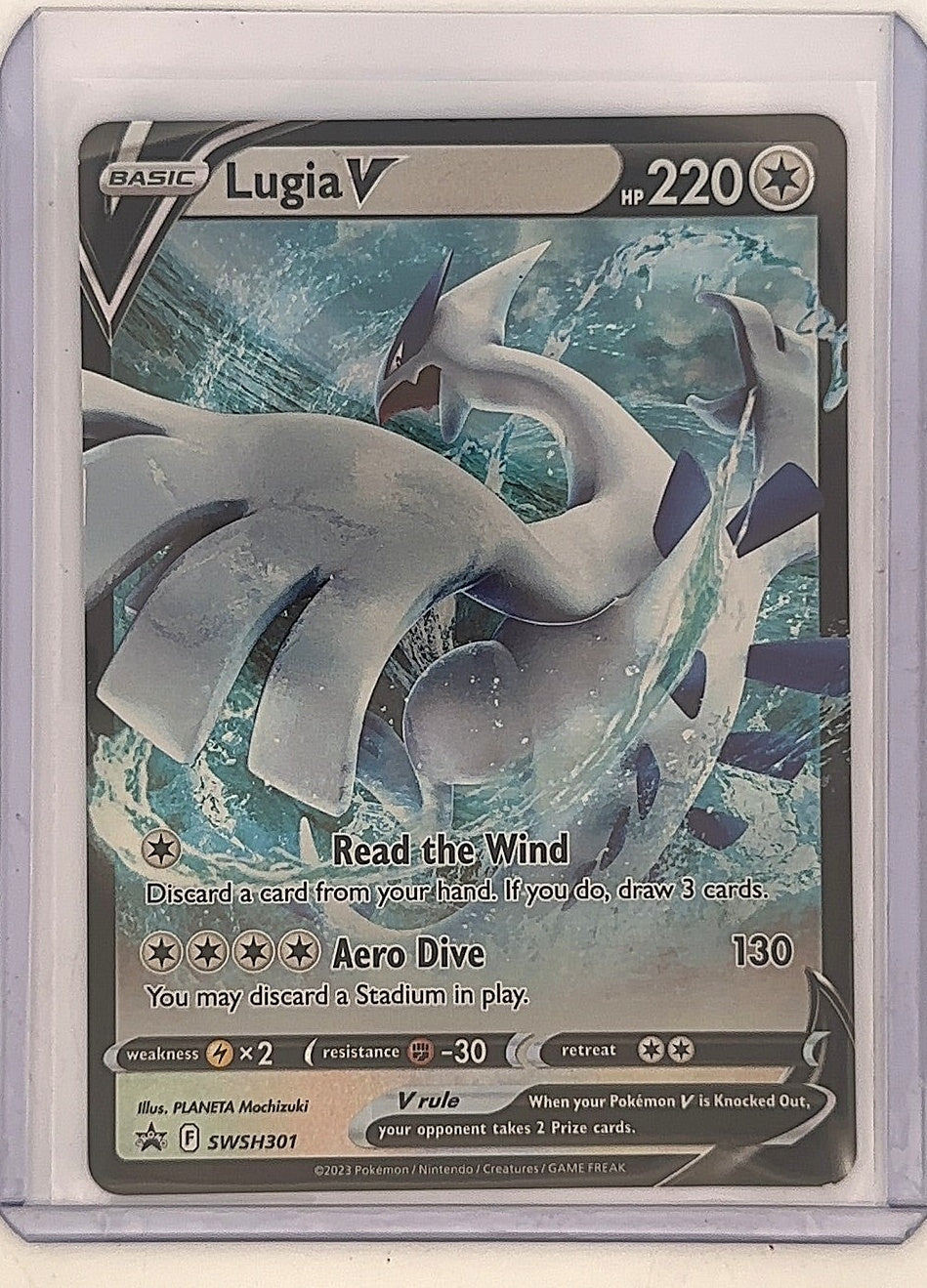 Lugia V - SWSH301 #SWSH301 — front