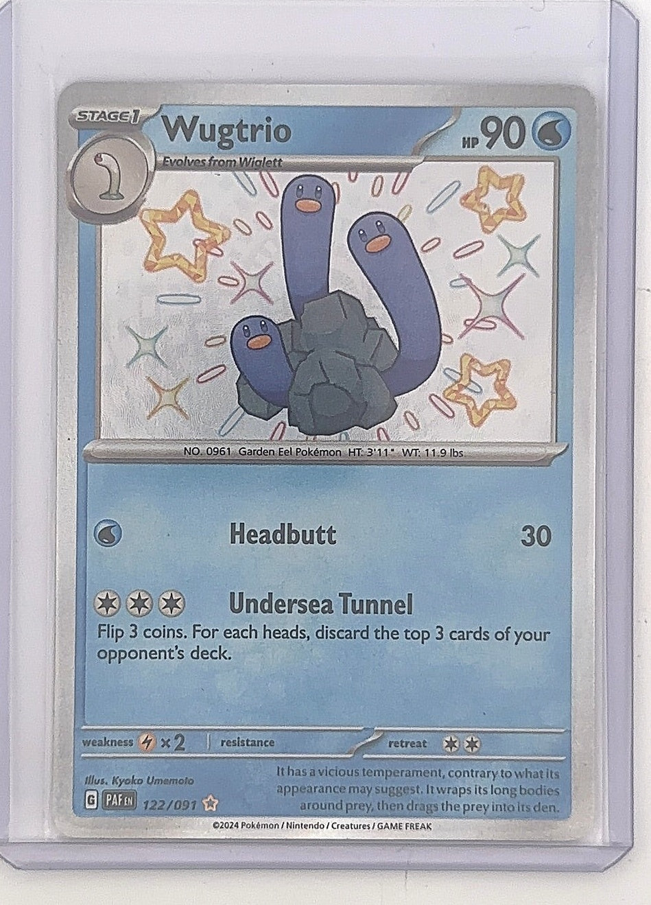Wugtrio - 122/091 #122/091 — front