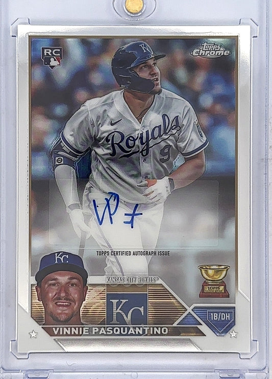 2023 Topps Chrome Update Autographs Vinnie Pasquantino #AC-VP — front