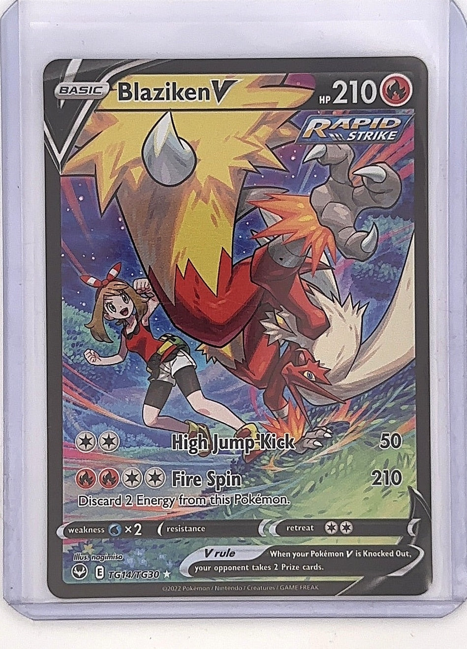 Blaziken V #TG14/TG30 — front