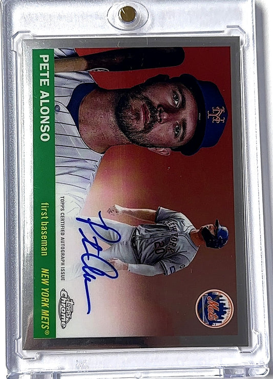 2025 Topps Chrome Platinum Autograph Pete Alonso #CPA-PA AUTO — front