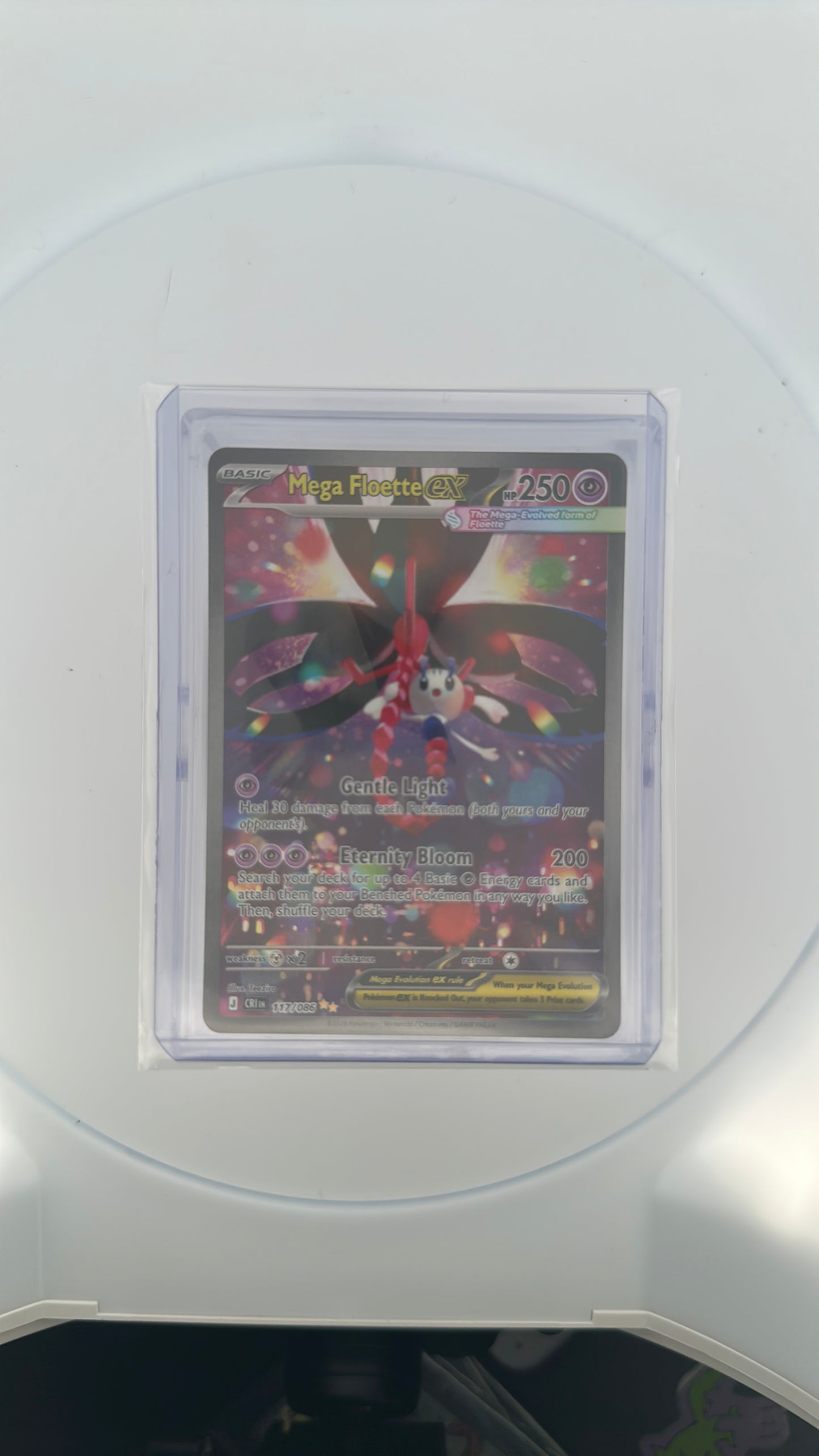 Mega Floette ex - 117/086 ME04: Chaos Rising #117/086 — front