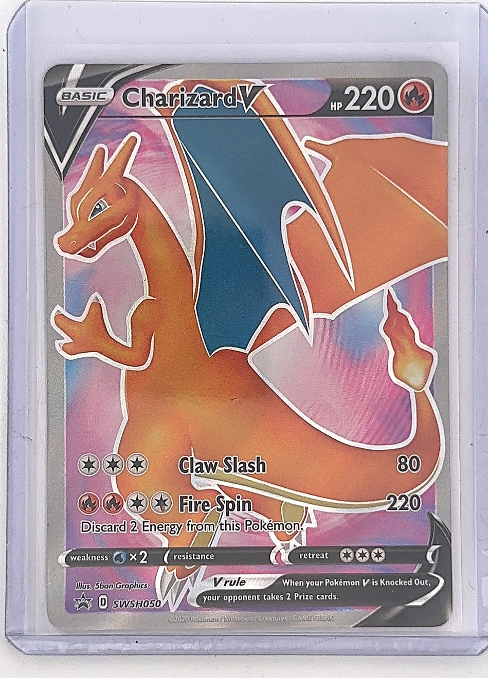 Charizard V - SWSH050 #SWSH050 — front
