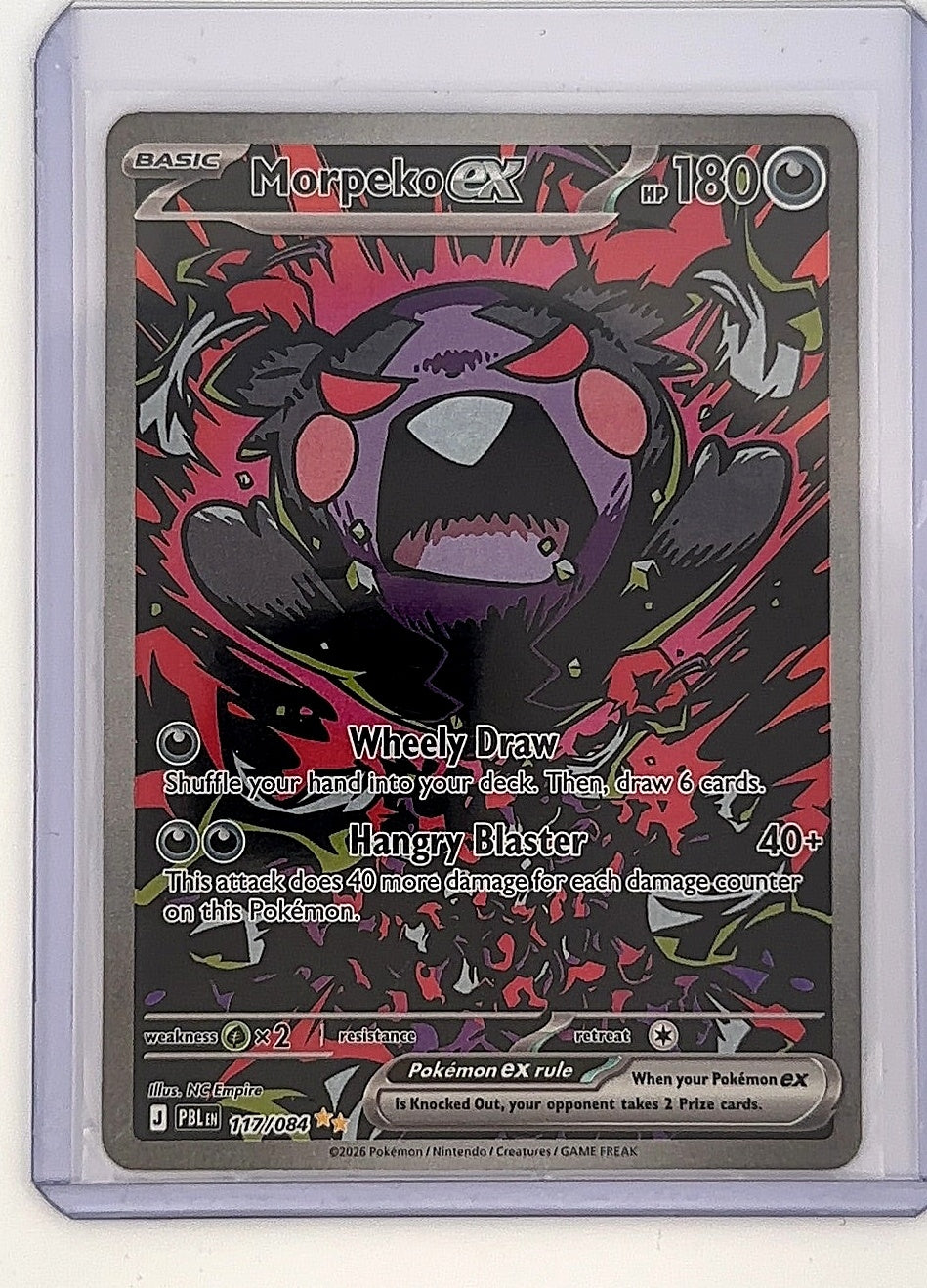 Morpeko ex - 117/084 #117/084 — front