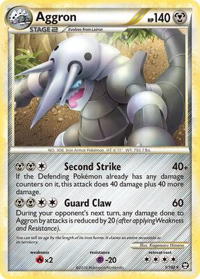 Aggron #1/102 — stock