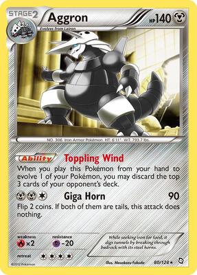Aggron #80/124 — stock