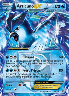 Articuno EX (Team Plasma) #25/135 — stock