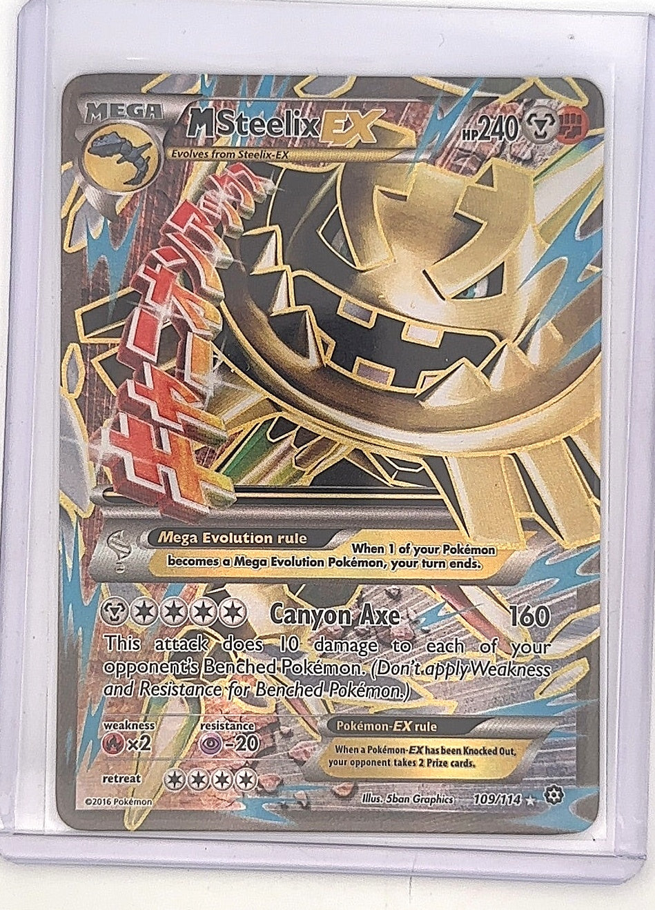 M Steelix EX (Full Art) #109/114 — front