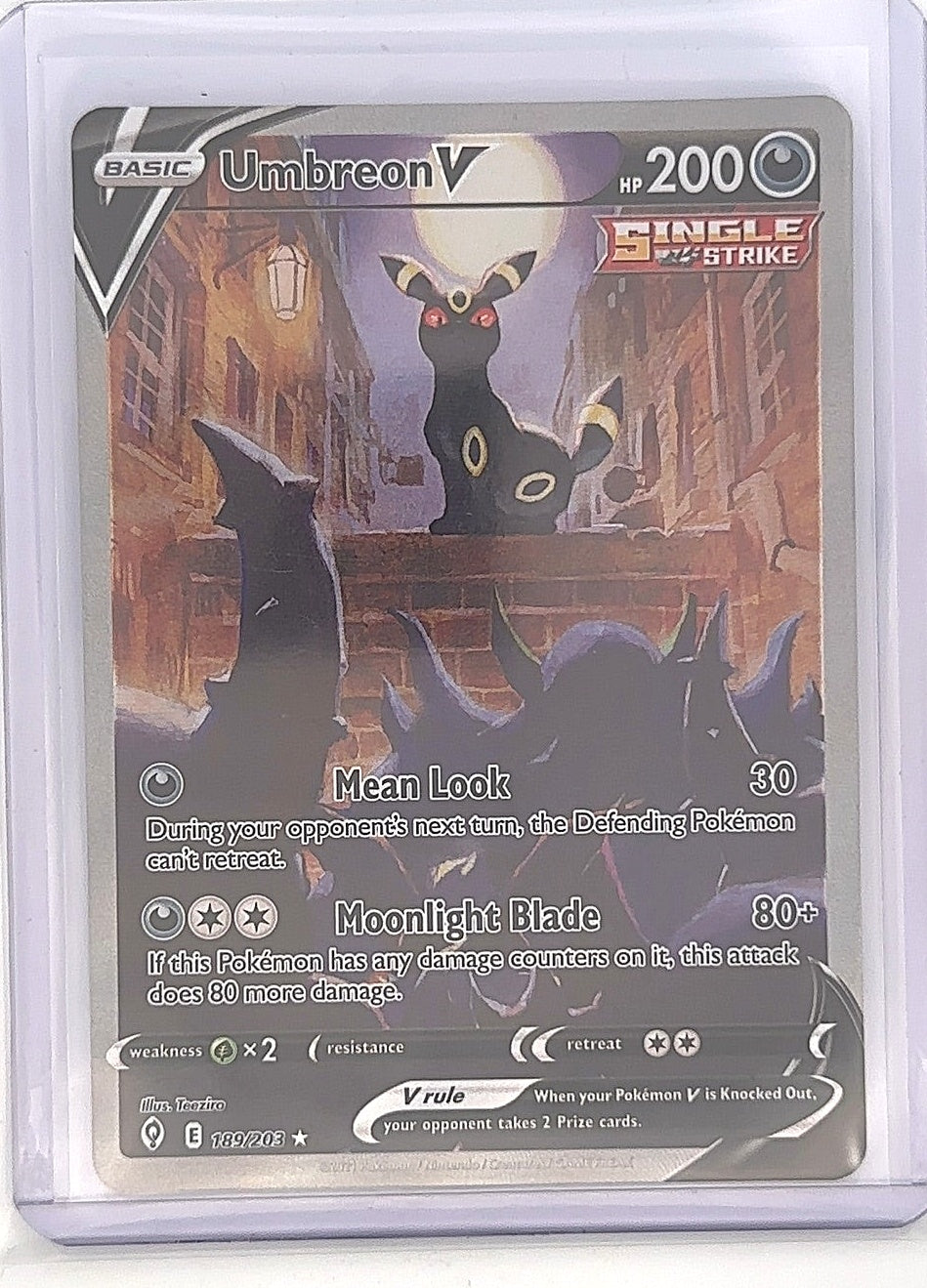 Umbreon V (Alternate Full Art) #189/203 — front