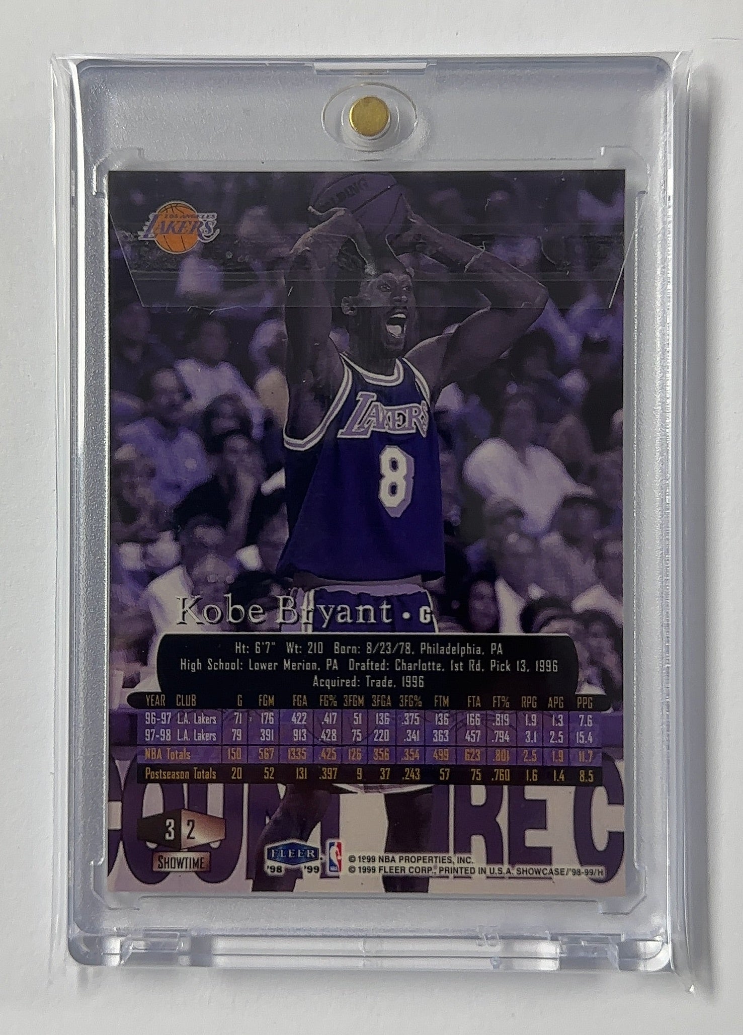 Kobe Bryant Showcase — back