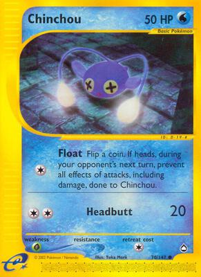 Chinchou (70) #070/147 — stock