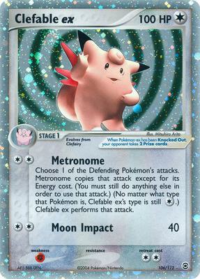 Clefable ex #106/112 — stock