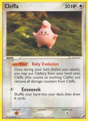 Cleffa #21/115 — stock