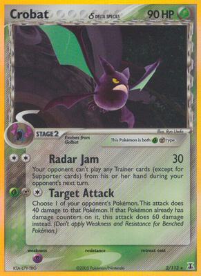 Crobat (Delta Species) #2/113 — stock