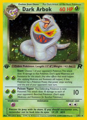 Dark Arbok (2) #02/82 — stock