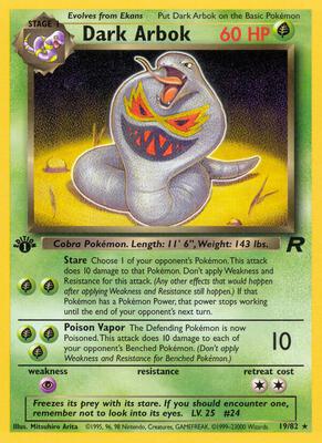 Dark Arbok (19) #19/82 — stock