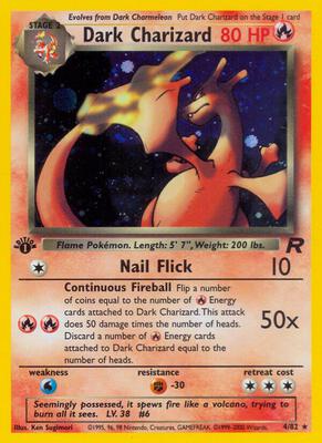 Dark Charizard (4) #04/82 — stock