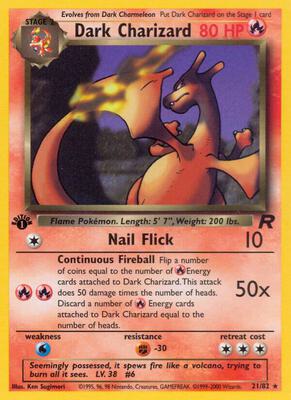 Dark Charizard (21) #21/82 — stock