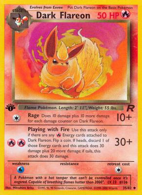 Dark Flareon #35/82 — stock