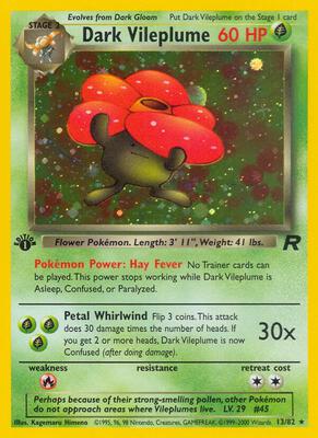 Dark Vileplume (13) #13/82 — stock