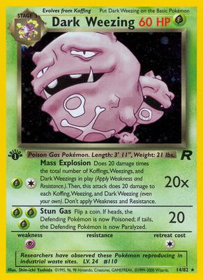 Dark Weezing (14) #14/82 PSA NM-MT 8 — stock
