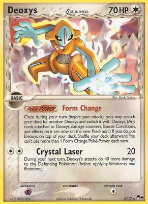 Deoxys (Delta Species) #002/017 — stock